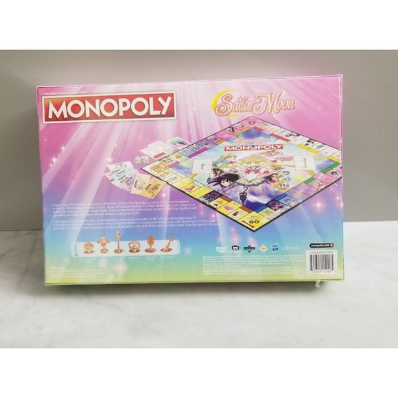 Monopoly Sailor Moon Board Game Limited New - Picture 5 of 5